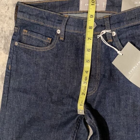 NWT Everlane Mid Rise Skinny Jean in Dark Indigo Casual Everyday Sz 26 - Picture 11 of 16